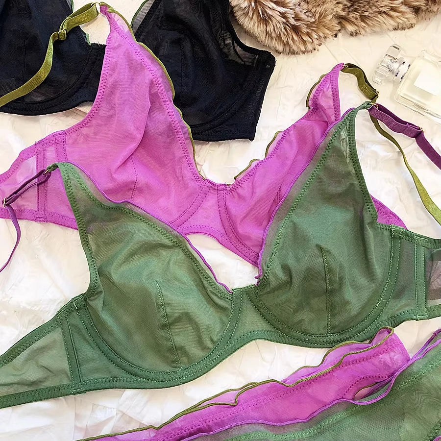 2 Pieces French Ultra Thin Underwear