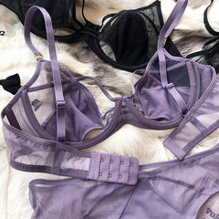 2 Pieces Plus Size Women Lingerie Set