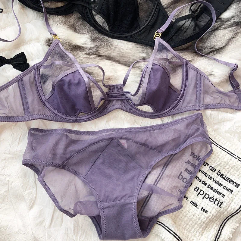 2 Pieces Plus Size Women Lingerie Set