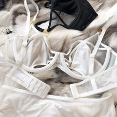 2 Pieces Plus Size Women Lingerie Set