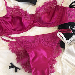 2 Pieces Rose Sexy Underwear