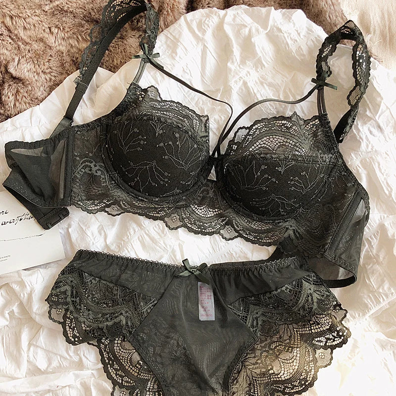 2 Pieces Sexy Hollow Bra Set