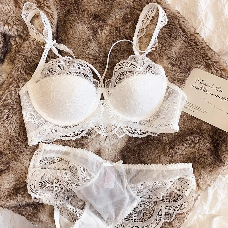 2 Pieces Sexy Hollow Bra Set