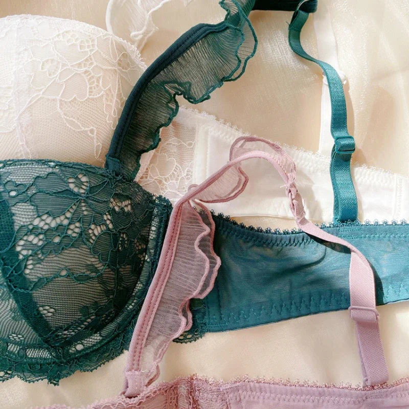 2 Pieces Sexy Lace Bra Set