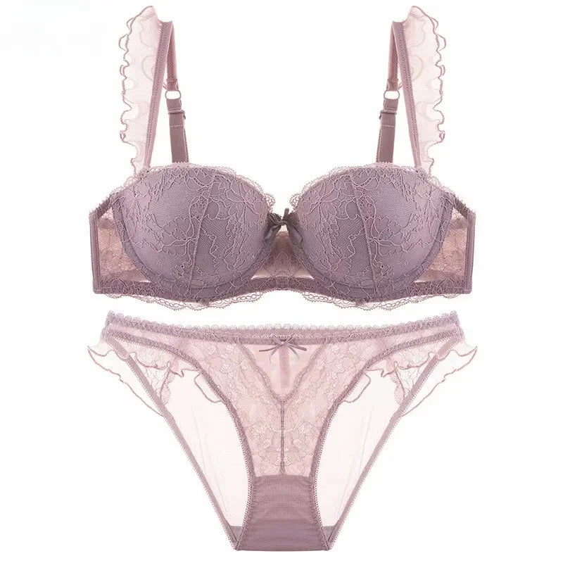 2 Pieces Sexy Lace Bra Set