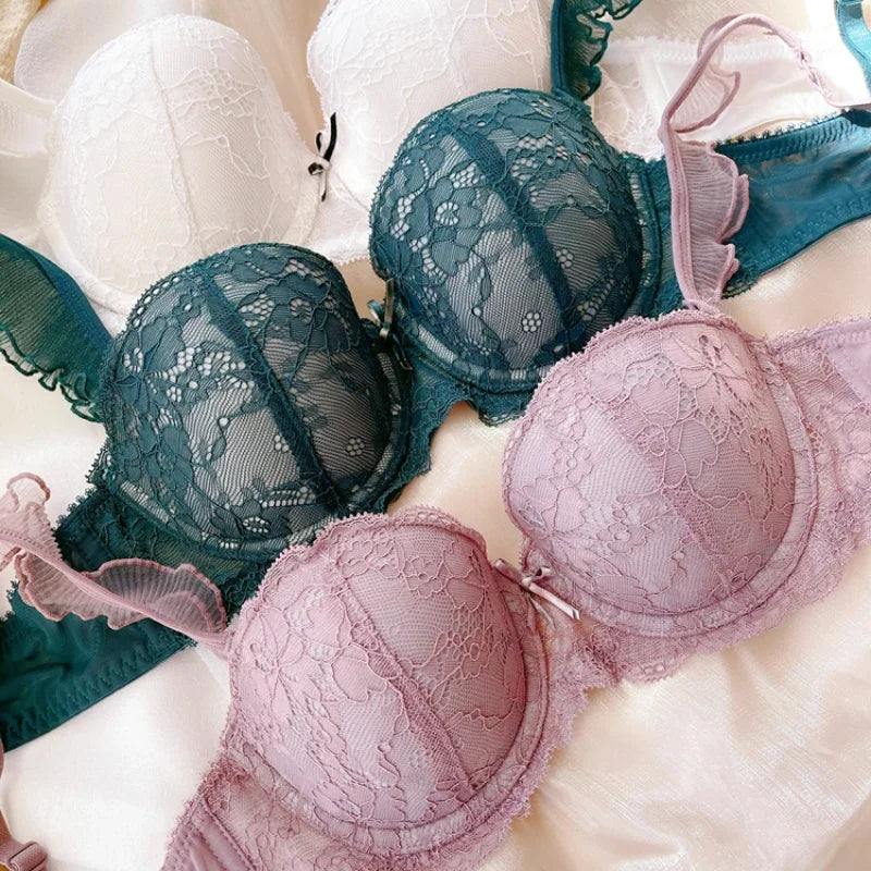 2 Pieces Sexy Lace Bra Set