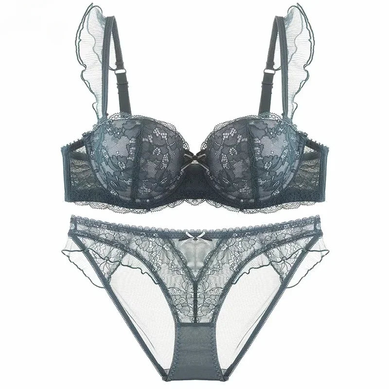 2 Pieces Sexy Lace Bra Set