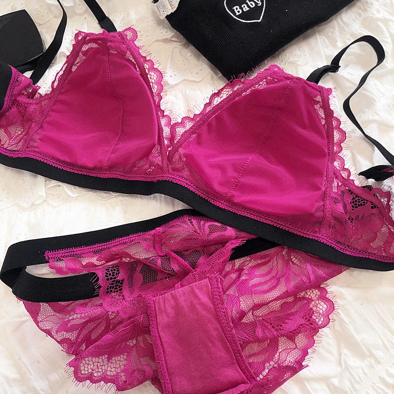 2 Pieces Sexy Lace Underwear