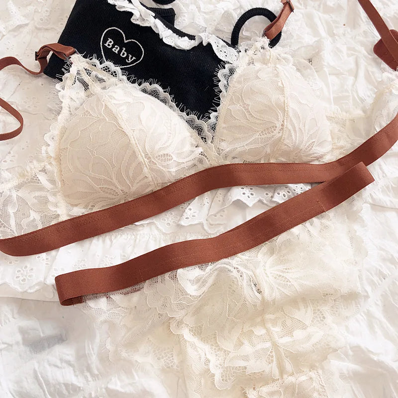 2 Pieces Sexy Lace Underwear