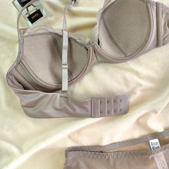 2 Pieces Sexy Thin Cup Lingerie Set