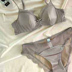 2 Pieces Sexy Thin Cup Lingerie Set