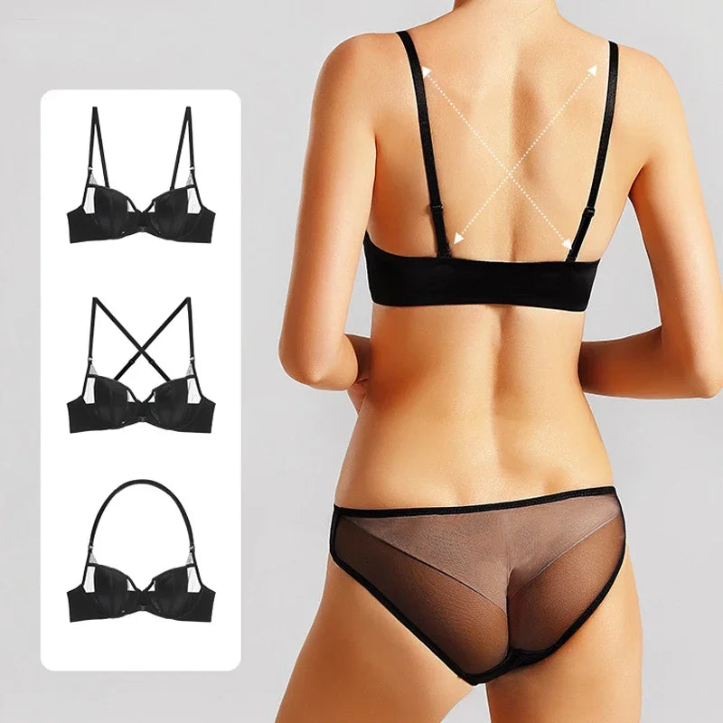 2 Pieces Thin Cup Women Underwear