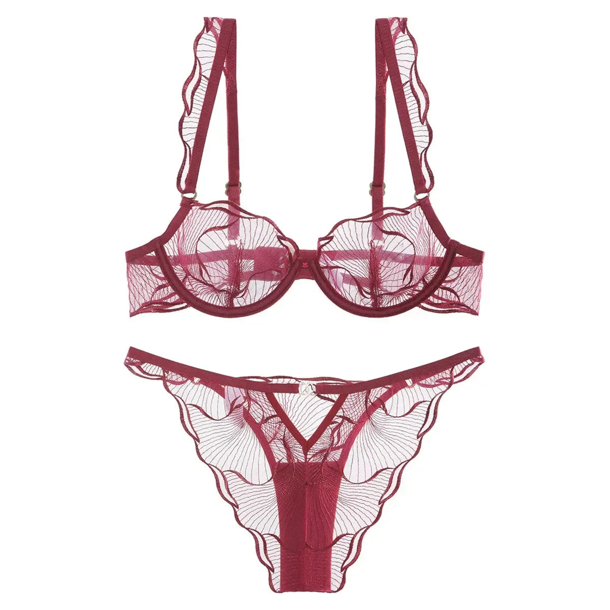 2 Pieces Ultra Thin Breathable Women Underwear