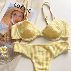 2 Pieces Ultra Thin Lingerie Set