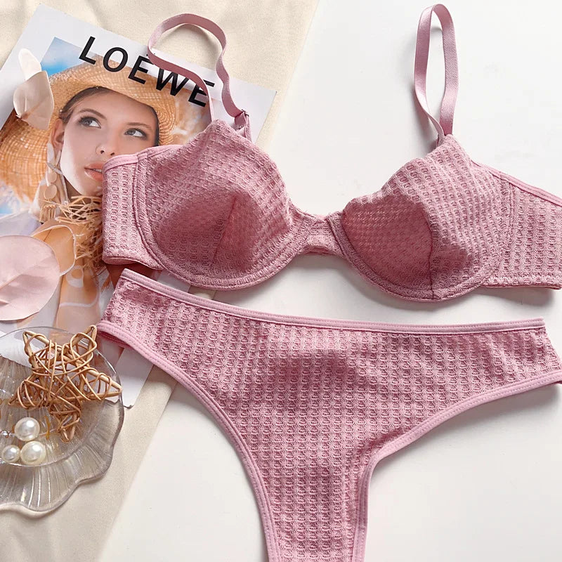 2 Pieces Ultra Thin Lingerie Set