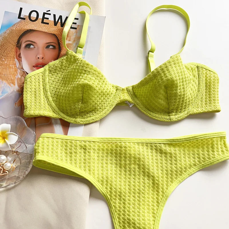 2 Pieces Ultra Thin Lingerie Set
