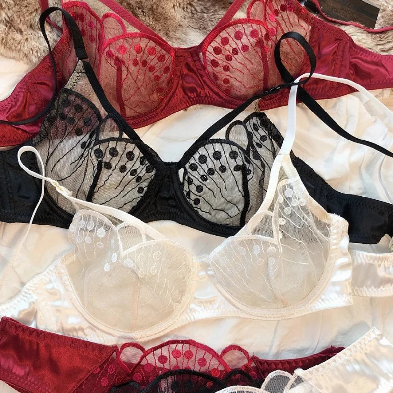 2 Pieces Women Bra and Panties Set