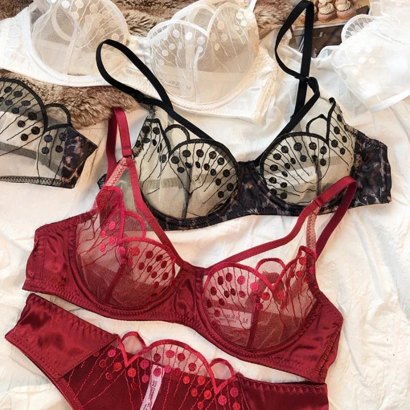 2 Pieces Women Bra and Panties Set
