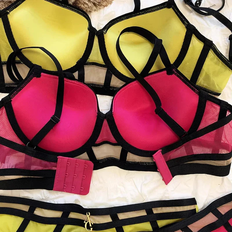 2 Pieces Women's Sexy Bandage Bra Set