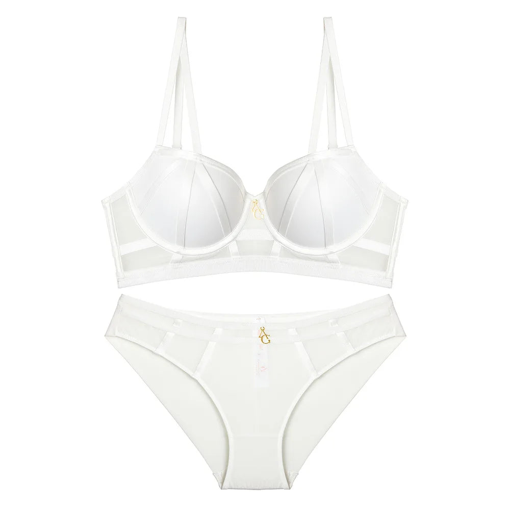 2 Pieces Women's Sexy Bandage Bra Set