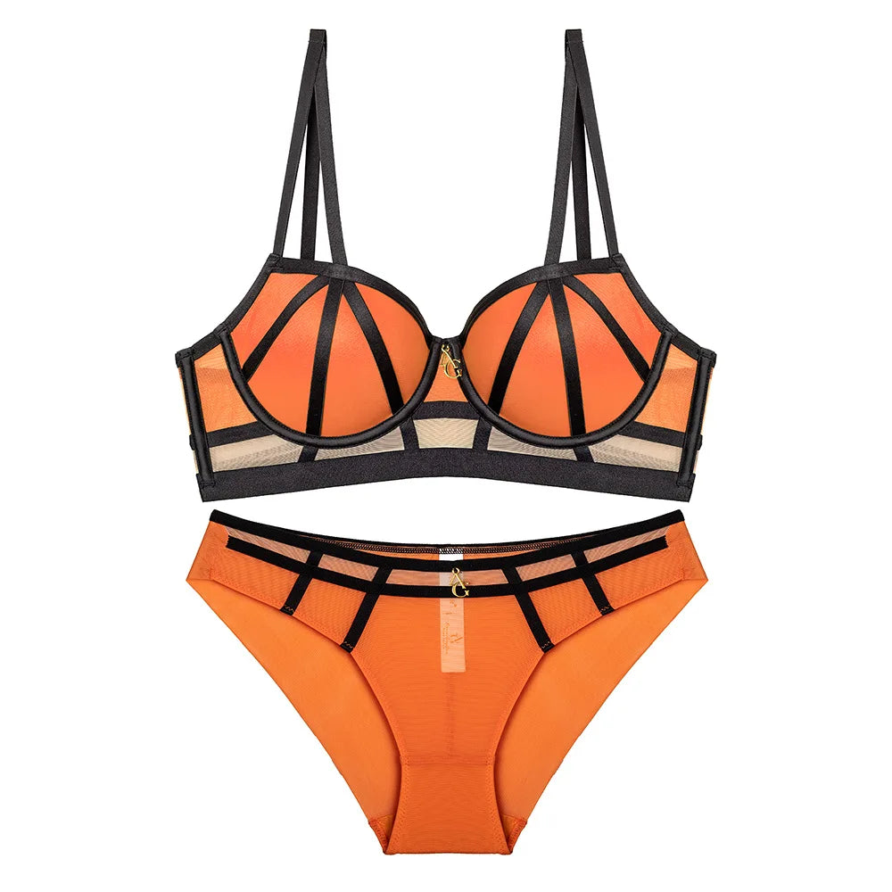 2 Pieces Women's Sexy Bandage Bra Set