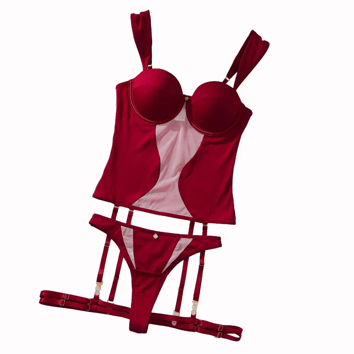 3 Pcs Sexy Bustiers Set