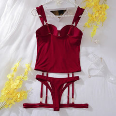 3 Pcs Sexy Bustiers Set
