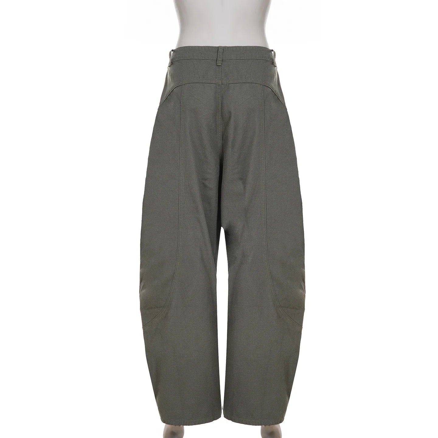 Rockmore American Street Parachute Pants Baggy Jeans Y2K Vintage Straight Cargo Pants Low Raise Wide Leg Denim Trousers