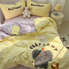 Cartoon German Cat Towel Embroidery Sanded