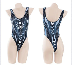 Anime She Venom Costume Crotchless Bodysuit Spider