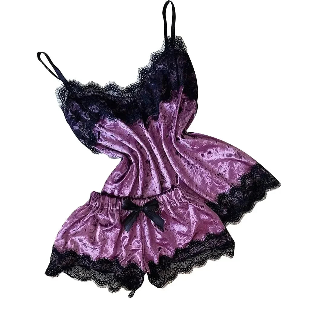 Autumn Winter Velvet Pajamas Set