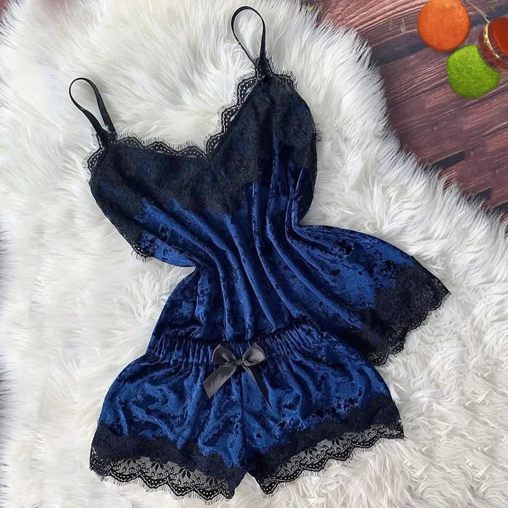 Autumn Winter Velvet Pajamas Set