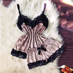 Autumn Winter Velvet Pajamas Set