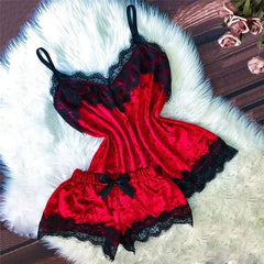 Autumn Winter Velvet Pajamas Set