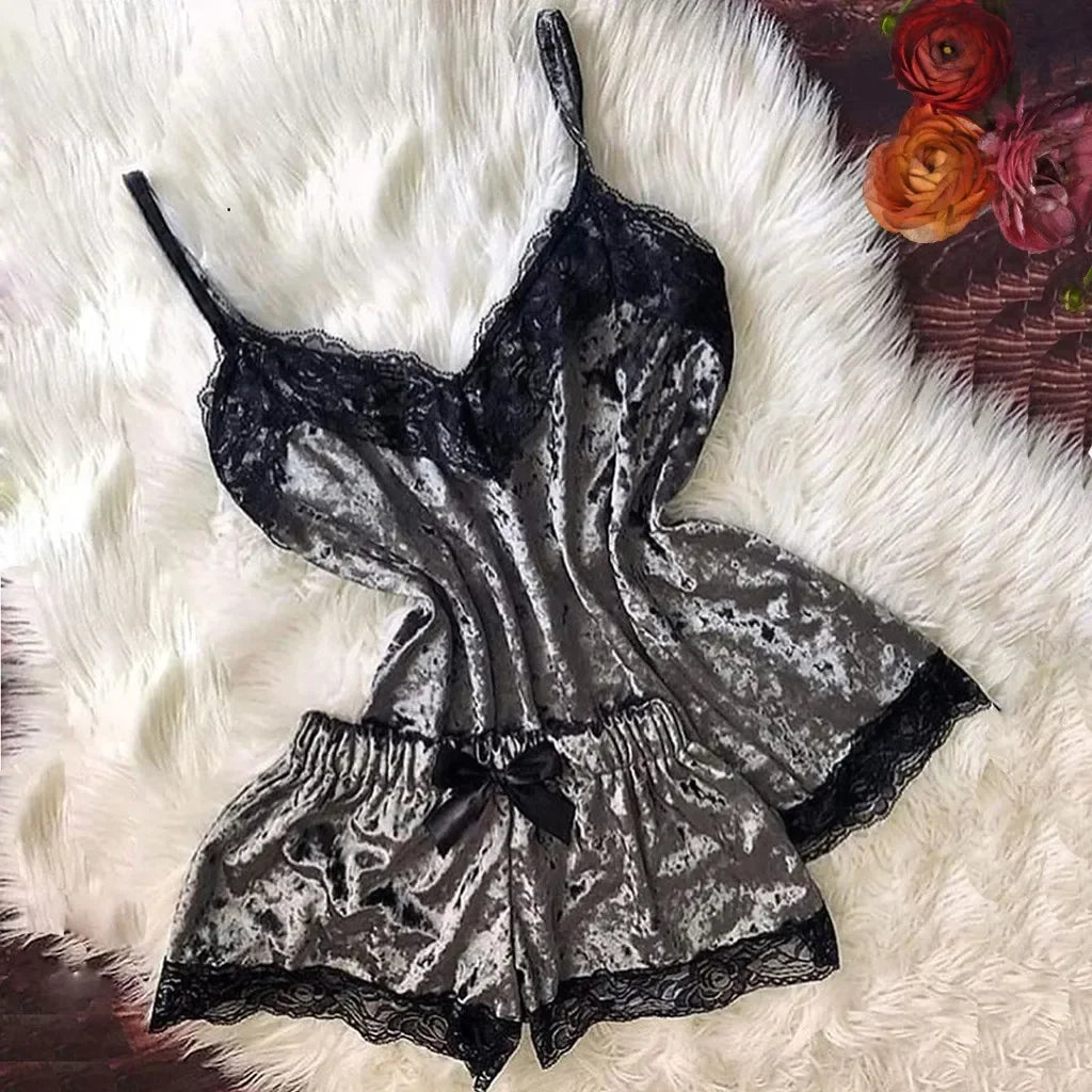 Autumn Winter Velvet Pajamas Set