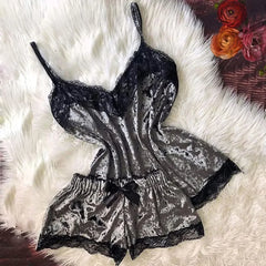 Autumn Winter Velvet Pajamas Set