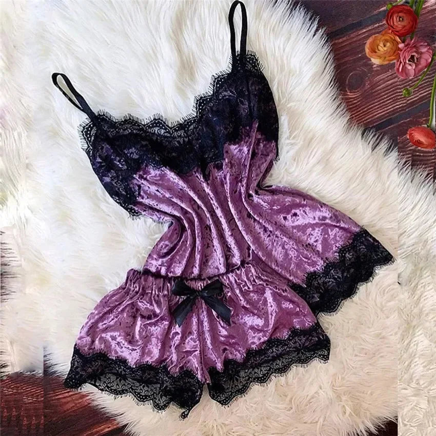 Autumn Winter Velvet Pajamas Set