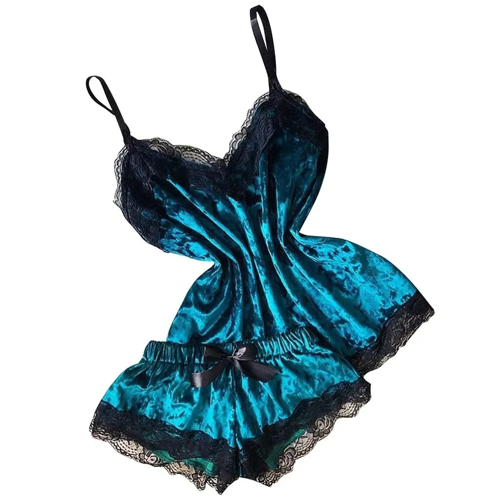 Autumn Winter Velvet Pajamas Set