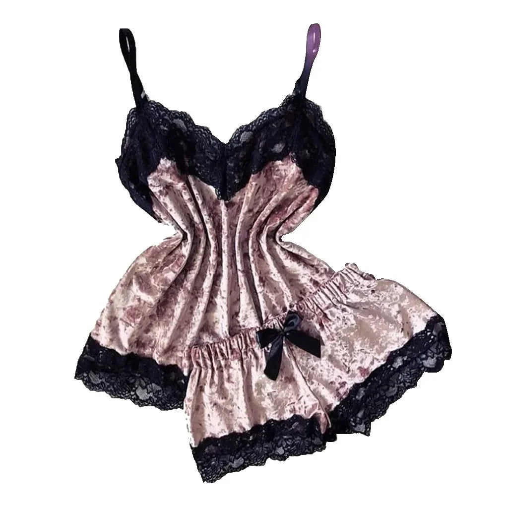 Autumn Winter Velvet Pajamas Set