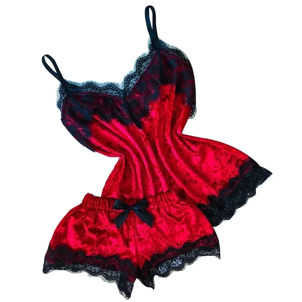 Autumn Winter Velvet Pajamas Set