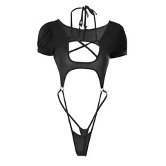 Backless Sexy Straps Bandage Bodysuits Women Sexy Lingerie Underwear