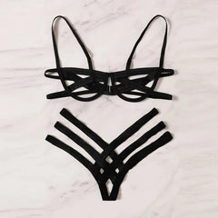 Bondage Harness Lingerie Set