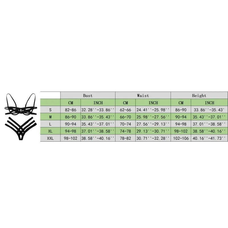 Bondage Harness Lingerie Set