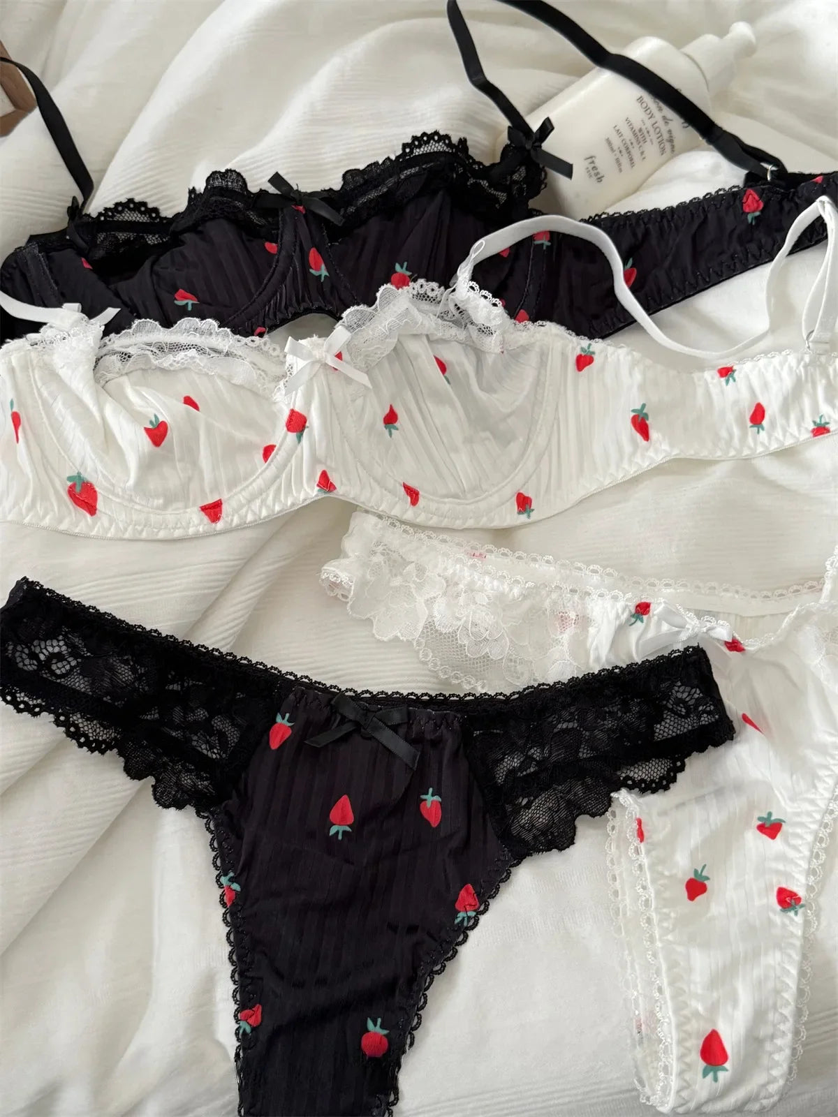 Bra floral women small fresh Underwear