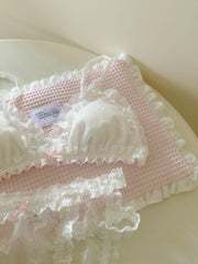 Breathable Mesh Bra Set