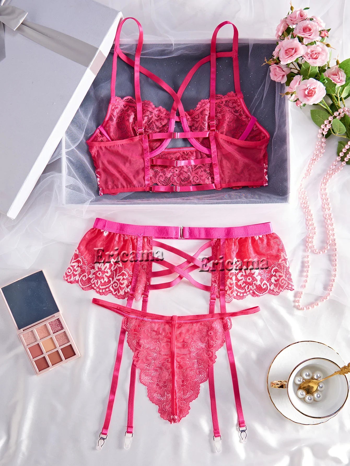 Cosplay Sexy Erotic Lingerie Women Bra And Panty Garters Sexy Lingerie Sets