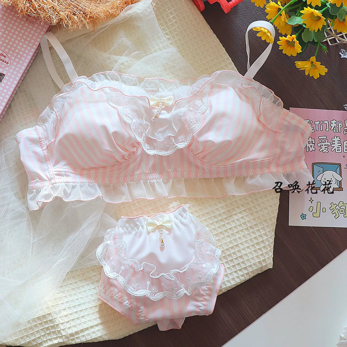Cute Maid Style ~ Japanese Sweet Pure Desire Lingerie Set