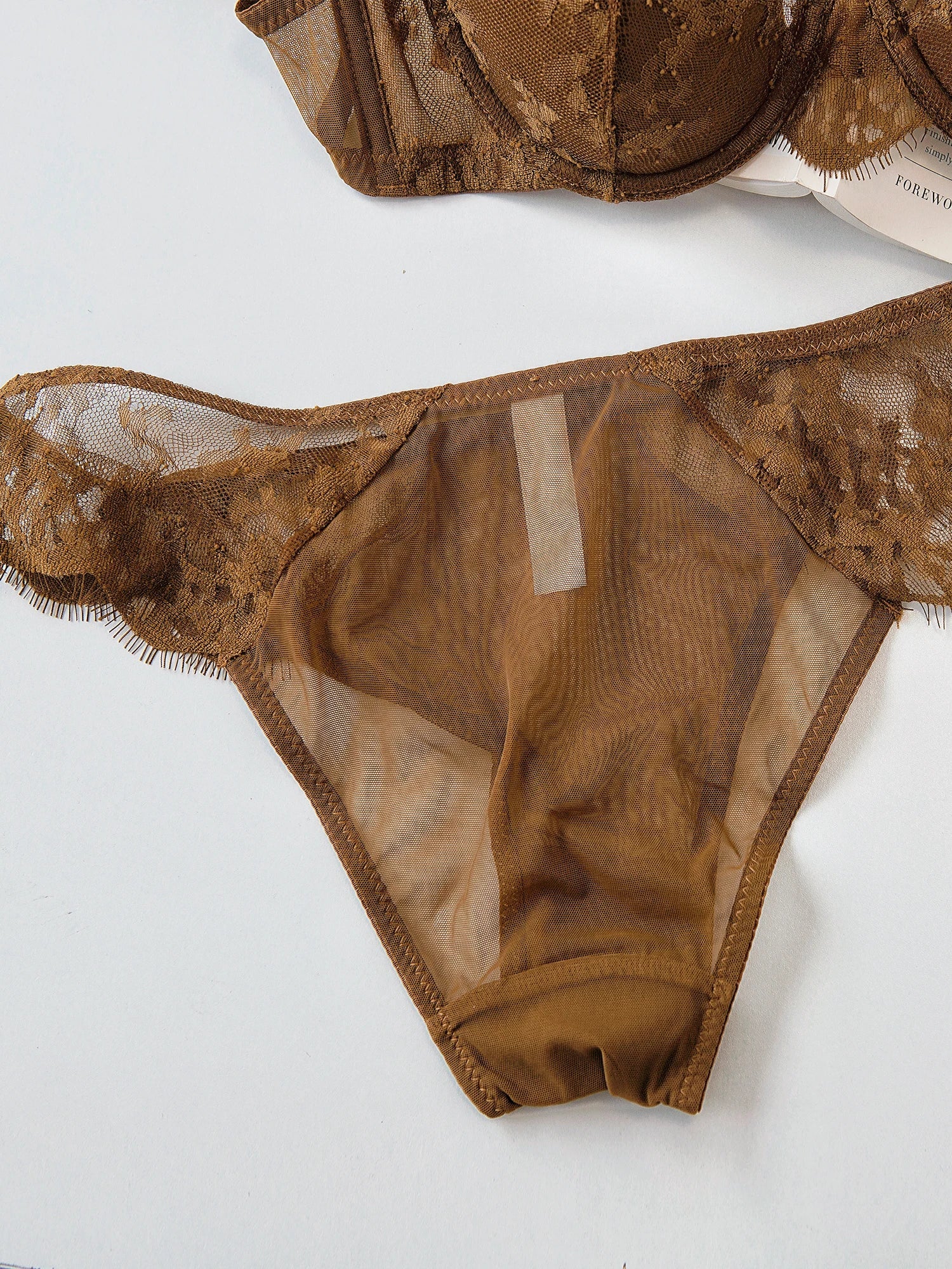 Delicate Lace Teenage Lingerie Lightweight Bra Set