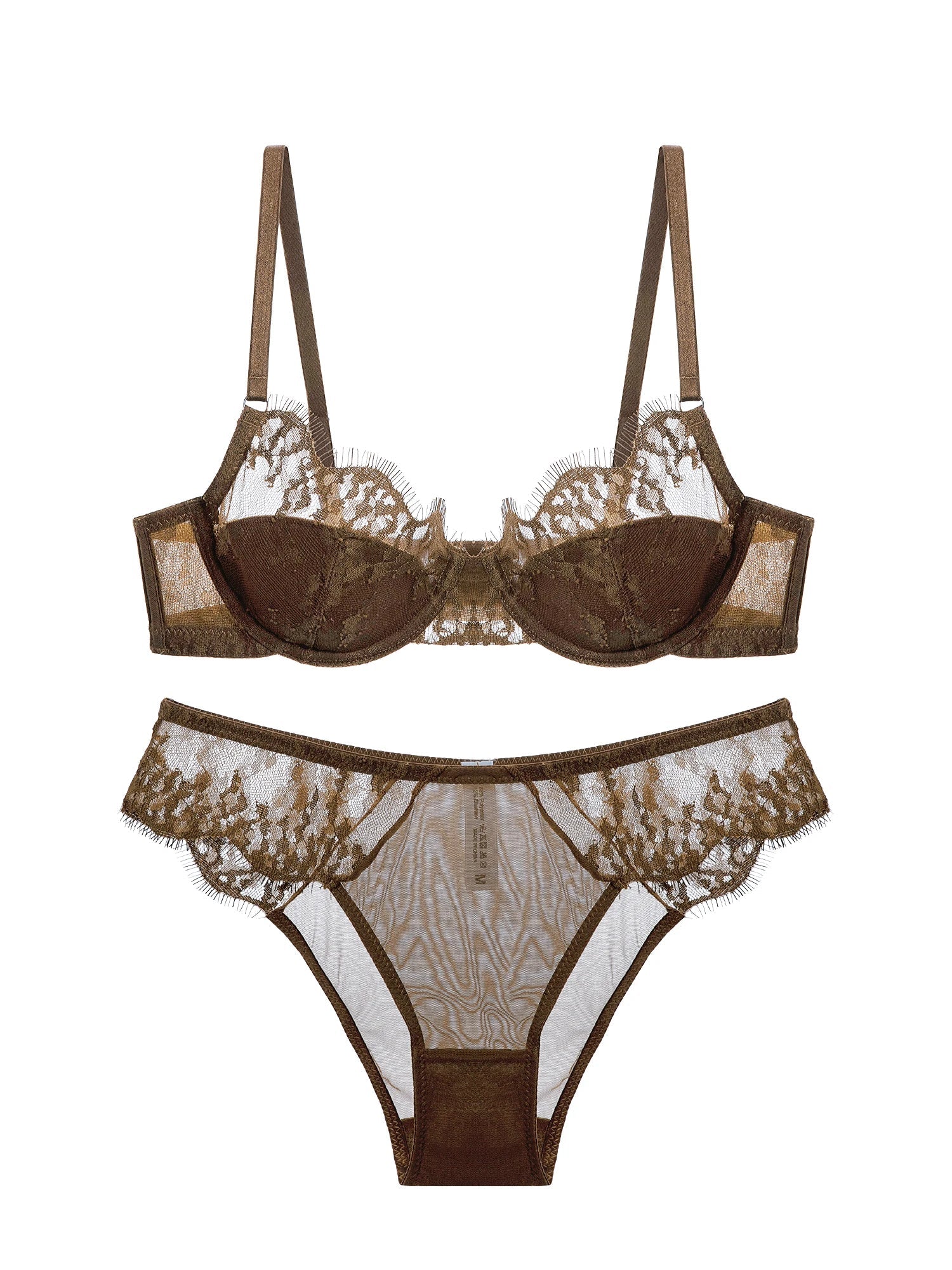 Delicate Lace Teenage Lingerie Lightweight Bra Set