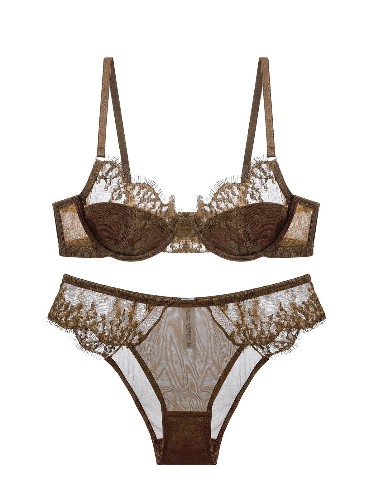 Delicate Lace Teenage Lingerie Lightweight Bra Set